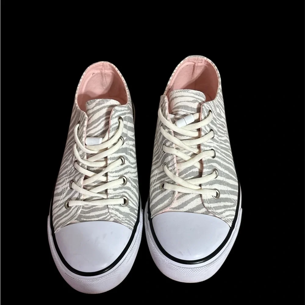 L&D from Aldi kids Zebra Print Sneakers
